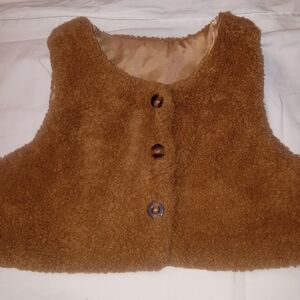 SHEIN Warm Brown Kids Vest